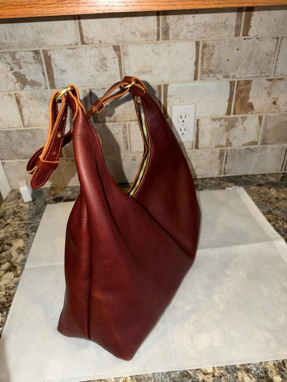 NEW Portland Leather Willow bag in Nutmeg - Picture 2 of 8